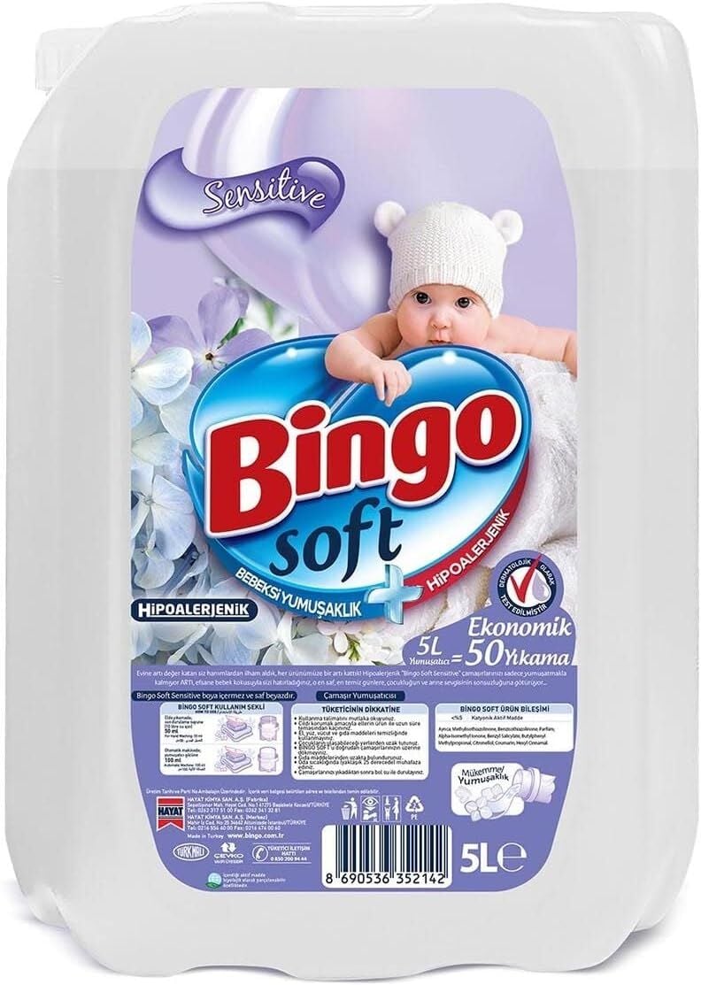 Bingo Yumuşatıcı 5 L Sensitive