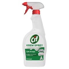 Cif Krem Sprey Amonyak Yüzey Temizleyici En Zorlu Yağ ve Kirleri %100 Çıkarır 750 ml
