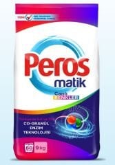 Peros Matik 9 Kg Canlı Renkler Toz Deterjan