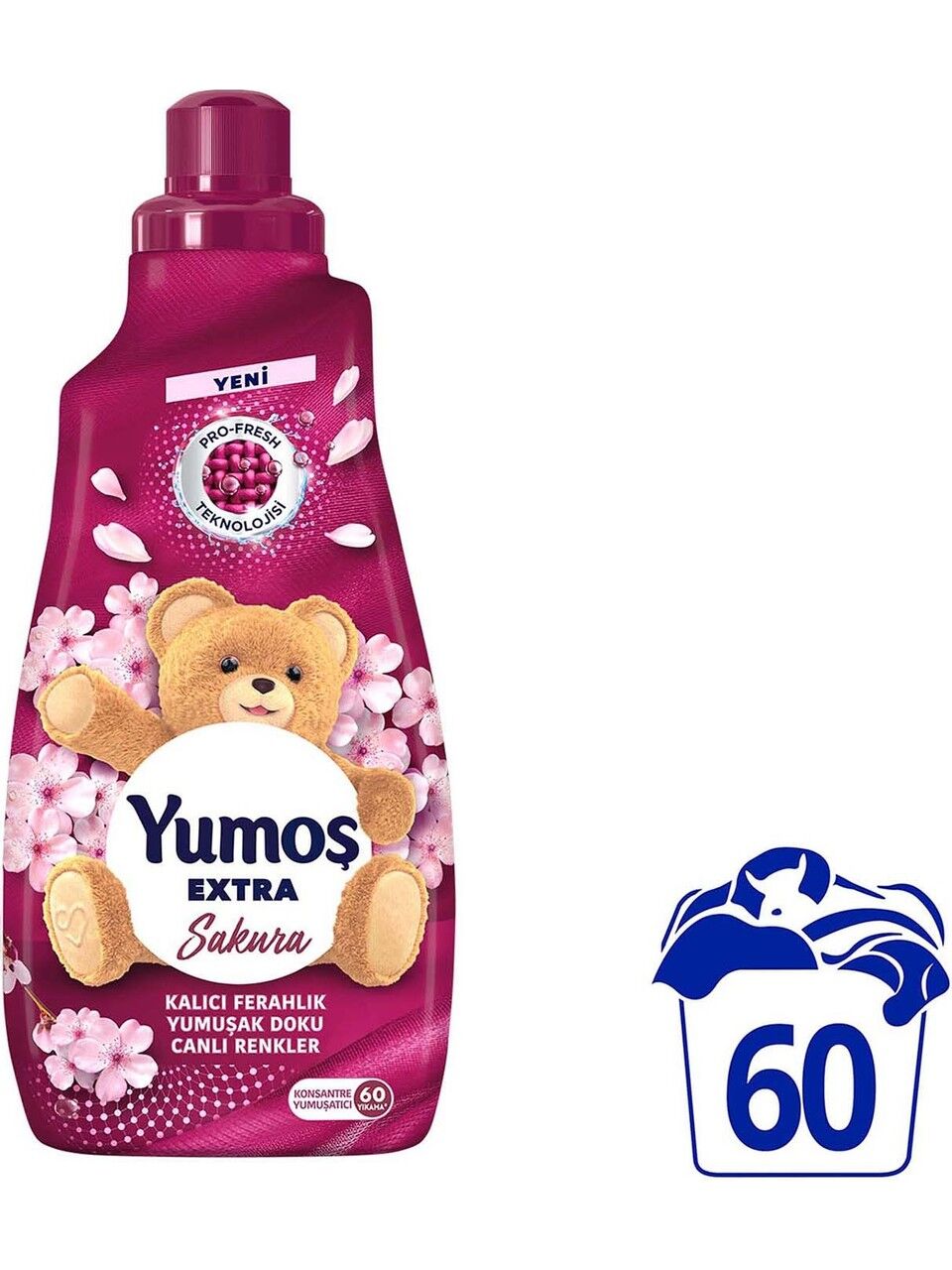 Yumoş Konsantre Çamaşır Yumuşatıcı Sakura 1440 ml