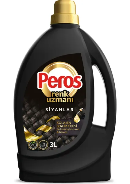 Peros 3 L Sıvı Çamaşır Deterjanı Siyahlar