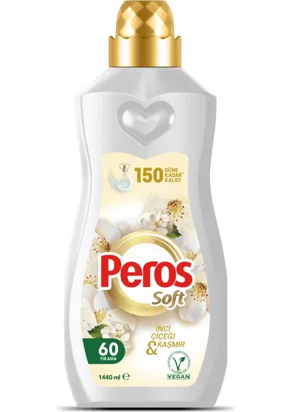 Peros Konsantre Yumuşatıcı İnci Çiçeği ve Kaşmir 1,4 lt