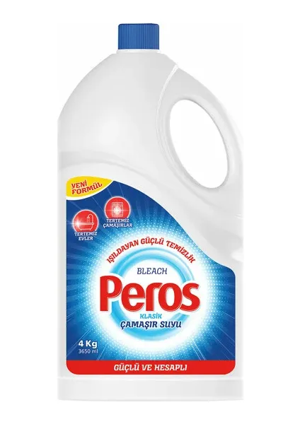 Peros Klasik Çamaşır Suyu 4 Kg