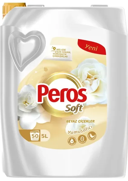 Peros 5 LT Yumuşatıcı Beyaz Çiçekler