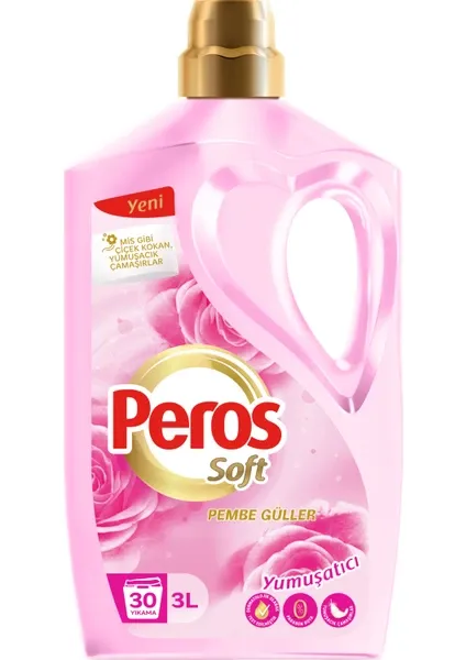 Peros 3 L YUMUŞATICI PEMBE GÜLLER