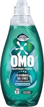 Omo Express Fresh Kötü Koku Karşıtı Beyaz ve Renkliler Sıvı Çamaşır Deterjanı 1480 ml