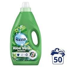 Rinso Çamaşır Deterjanı Renkliler Aloe Vera 3 Lt 50 Yıkama