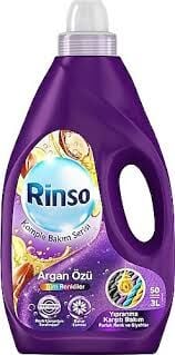 Rinso Sıvı Çamaşır Deterjanı Komple Bakım Serisi Argan Özü Tüm Renkliler Için 3 L