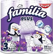 Familia Plus Parfümlü Tuvalet Kağıdı 32'li (Sihirli Çiçekler Kokulu)