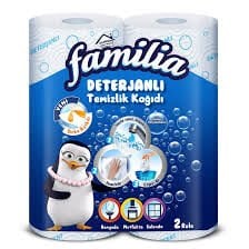 Familia Deterjanlı 2'li Temizlik Kağıdı
