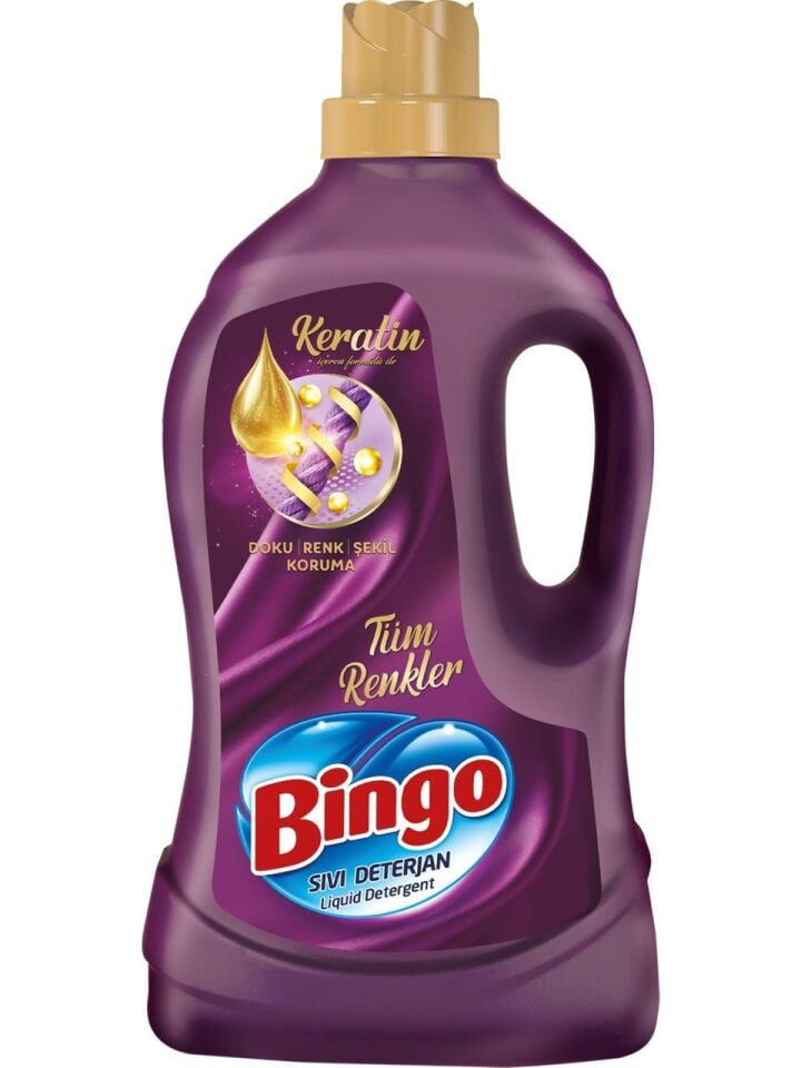 Bingo 3 L Sıvı Deterjan Tüm Renkler