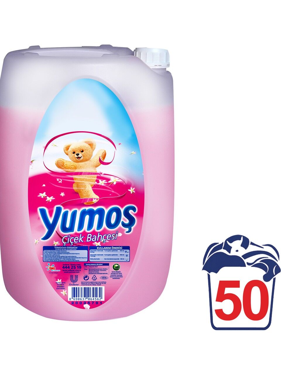 Yumoş Çamaşır Yumuşatıcısı Çiçek Bahçesi 5 L