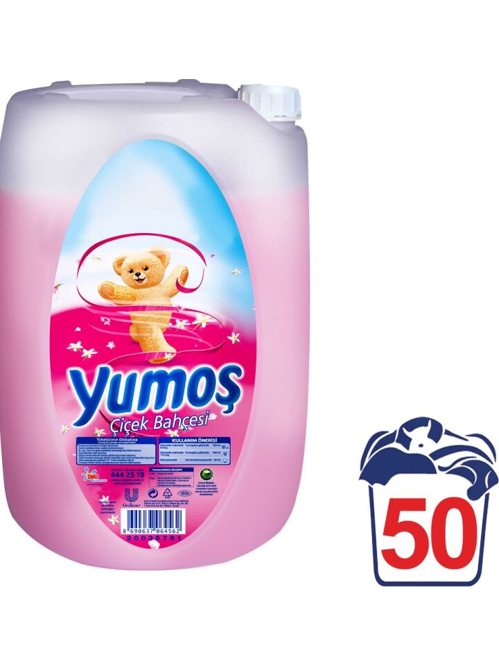 Yumoş Çamaşır Yumuşatıcısı Çiçek Bahçesi 5 L