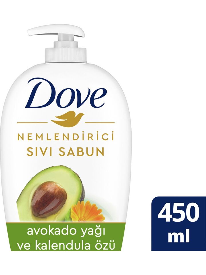 Dove Nemlendirici Sıvı Sabun Avokado Yağı Ve Kalendula Özü 450 ml