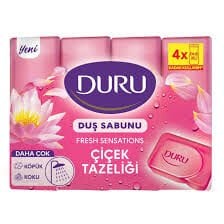 Duru Fresh Sensations Çiçek Tazeliği 4 Adet Duş Sabunu 600Gr