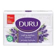 Duru Saf & Doğal Kaynaklı Lavanta 4 Adet Beyaz Kalıp Sabun 600Gr
