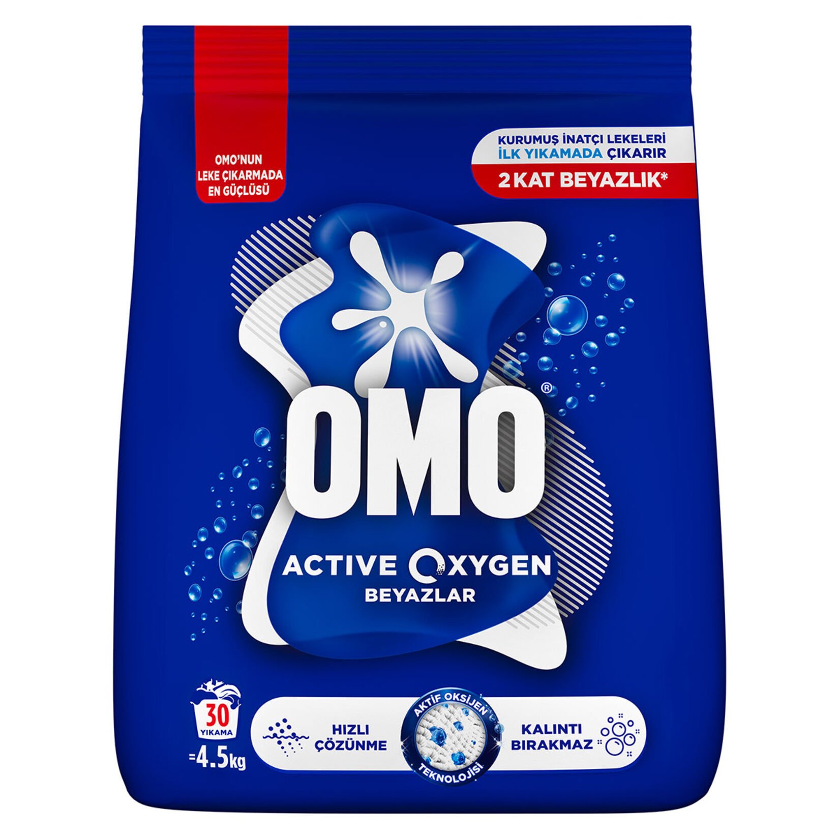 Omo Active Oxygen Beyazlar Toz Deterjan 4,5 Kg