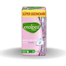 Molped Ultra Hijyenik Ped Anatomik Normal Süper Ekonomik 24 Adet