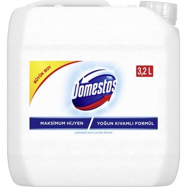 Domestos 3240 ml Çamaşır Suyu Ultra Beyaz