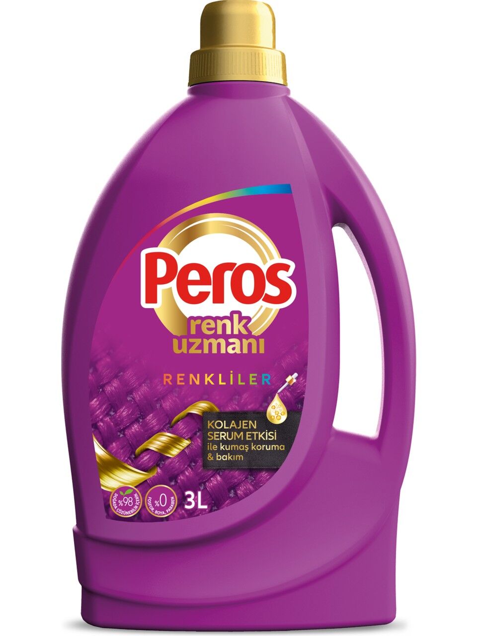 Peros 3 L Sıvı Çamaşır Deterjanı Renkliler